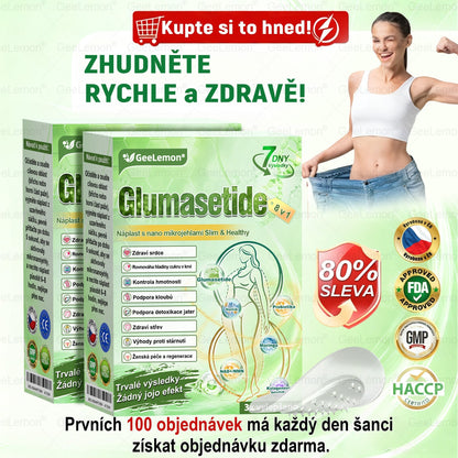🔥👨‍⚕️Doporučeno Fakultní nemocnicí Motol · 👩‍⚕️ Oficiální prodejna BENU | 🎁 𝐆𝐞𝑒𝑙𝑒𝐦𝐨𝐧® Glum𝐚𝐬𝐞tide 8 v 1 – Zeštíhlující nano mikrojihlový náplast 🇨🇿 Jen 1× denně ✅ Viditelné změny za 7 dní – na obezitu, kardiovaskulární zdraví, diabetes a kloubní problémy