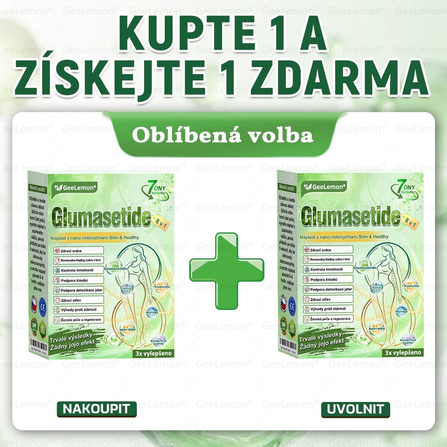 🔥👨‍⚕️Doporučeno Fakultní nemocnicí Motol · 👩‍⚕️ Oficiální prodejna BENU | 🎁 𝐆𝐞𝑒𝑙𝑒𝐦𝐨𝐧® Glum𝐚𝐬𝐞tide 8 v 1 – Zeštíhlující nano mikrojihlový náplast 🇨🇿 Jen 1× denně ✅ Viditelné změny za 7 dní – na obezitu, kardiovaskulární zdraví, diabetes a kloubní problémy