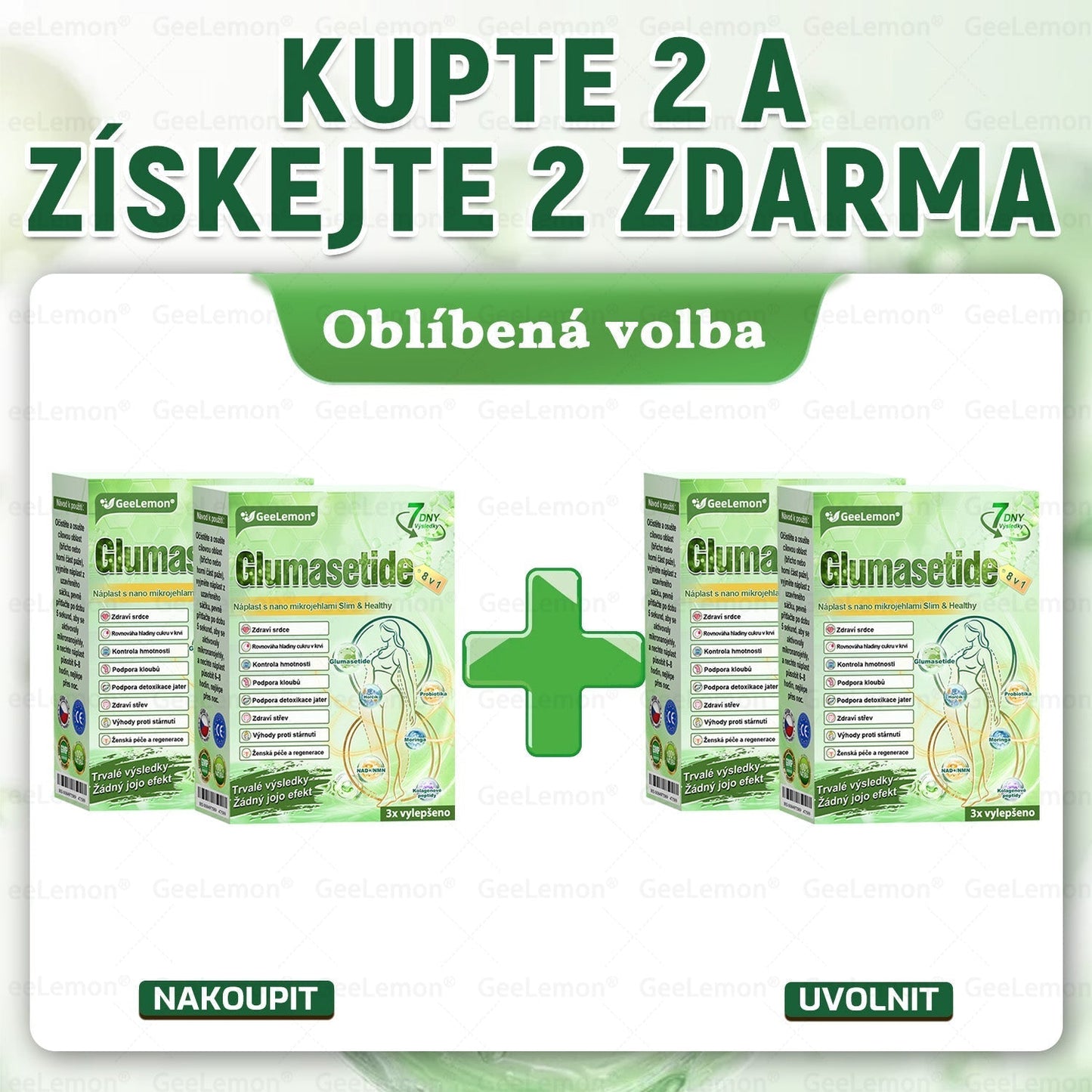 🔥👨‍⚕️Doporučeno Fakultní nemocnicí Motol · 👩‍⚕️ Oficiální prodejna BENU | 🎁 𝐆𝐞𝑒𝑙𝑒𝐦𝐨𝐧® Glum𝐚𝐬𝐞tide 8 v 1 – Zeštíhlující nano mikrojihlový náplast 🇨🇿 Jen 1× denně ✅ Viditelné změny za 7 dní – na obezitu, kardiovaskulární zdraví, diabetes a kloubní problémy