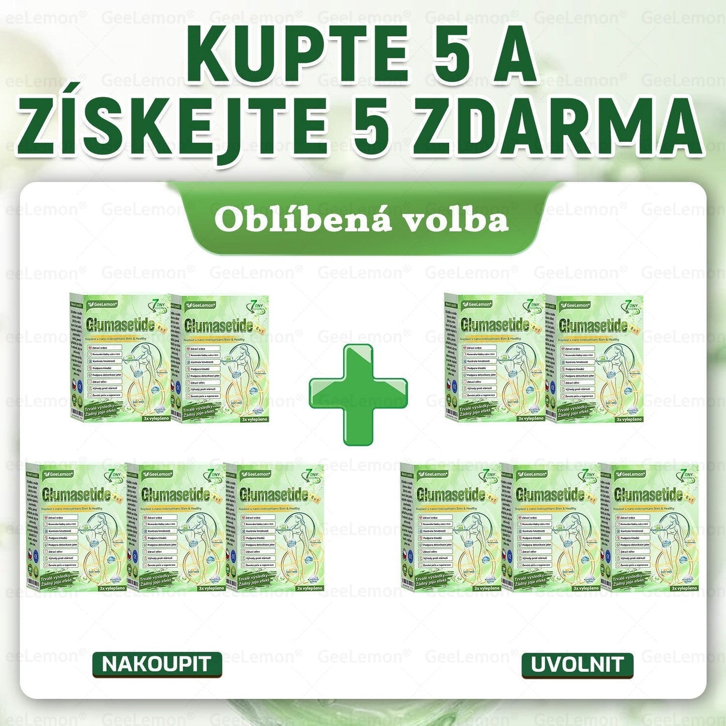 🔥👨‍⚕️Doporučeno Fakultní nemocnicí Motol · 👩‍⚕️ Oficiální prodejna BENU | 🎁 𝐆𝐞𝑒𝑙𝑒𝐦𝐨𝐧® Glum𝐚𝐬𝐞tide 8 v 1 – Zeštíhlující nano mikrojihlový náplast 🇨🇿 Jen 1× denně ✅ Viditelné změny za 7 dní – na obezitu, kardiovaskulární zdraví, diabetes a kloubní problémy